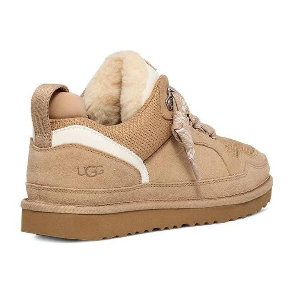 UGG Lowmel 1152410K-SAN Sneakers Kids US 6 Sand Suede Lifestyle Shoes RHS7314